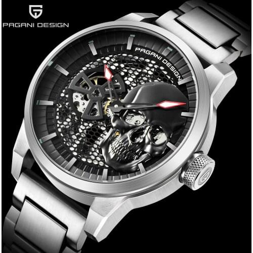 PAGANI DESIGN skeleton mens mechanical watches luxury automatic watch men sport waterproof wrist watch mens Reloj hombres 2020