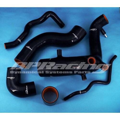 Silicone Turbo Intake Hose / Pipe / Tube Kit FOR Golf IV MK4 / BORA 1.8T BLACK