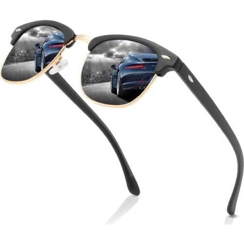 Vintage Design HD Polarizing Sunglasses Men Fashion Driving Eyewear Aviation Sun glasses Woman Shades Mirror Gafas De Sol Mujer