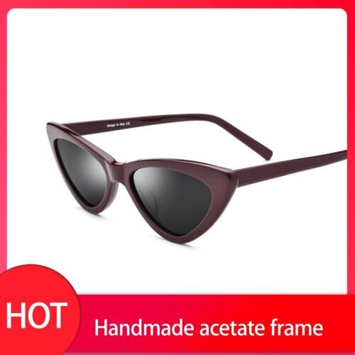 Top Quality Sexy Cat Eye Retro Sunglasses Small Triangle Sun Glasses Female Shades Ladies Trending Streetwear Eyewear UV400