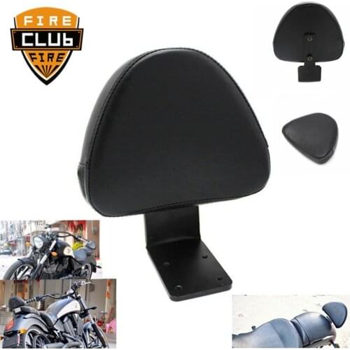 Rear Backrest Black Seat Sissy Bar Passenger Motorcycle Driver Backrest Pad For Victory High-Ball Vegas Kingpin 8 Ball Jackpot