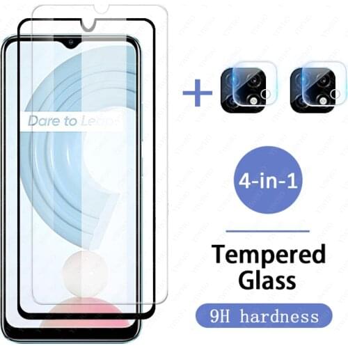 Realmi C21 Glass Tempered Glasses for Oppo Realme C21 C 21 21c 6.5" Glas Anti-scratch Screen Protectors Camera Lens RMX3201 Film