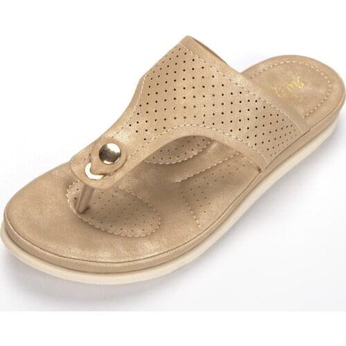 2021 New Summer Sandy Beach All-Match Slippers Pinch Female for Slippers Sandals Casual Wedge Flip Flops Sport Style hy28