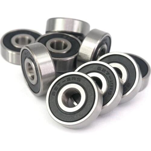 10pcs 627-2RS 7x22x7mm ABEC1 Thin-wall Shielded Deep Groove Ball Bearing