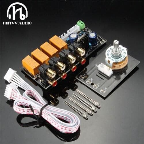 HIFivv audio 4 signal audio signal input circuit board Audio Switching Board 4 Select 1 Audio Input signal Selector Board