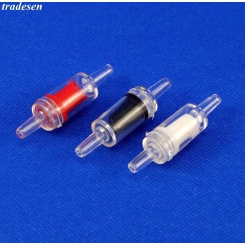 5~200Pcs Mini Plastic Check Valve Aquarium Tank Air Pump Hose One Way Non-Return Valve Garden Watering Irrigation Hose Connector