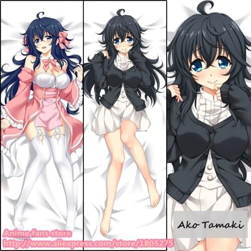 Anime Netoge no Yome wa Onnanoko ja Nai to Omotta Ako Tamaki Japan Pillowcase Pillow Cover Case decorative Hugging Body Bedding