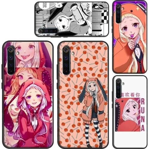 Runa kakegurui Kakegurui Case For OPPO Realme 8 Pro 6 7 Q3 Pro C3 C11 C15 C21 GT OnePlus 8 Pro 9 Pro 7T 8T 9R Cover