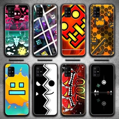 HOTCASHOP hot game Geometry Dash Phone Case For Samsung Galaxy A21S A01 A11 A31 A81 A10 A20E A30 A40 A50 A70 A80 A71 A51