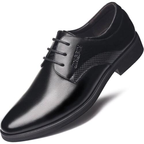 Business Shoes Men Oxford Leather Luxury Italian Brand Formal Men Shoes Elegant Coiffeur Office Shoes Men Classic Erkek Ayakkabi