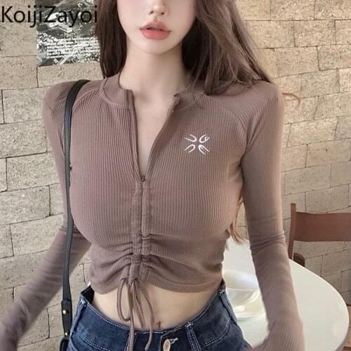 KOIJIZAYOI Women's Knitted T-shirts