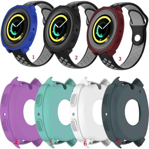 Soft Silicone Cover Case Screen Protector for Samsung Gear Sport S4