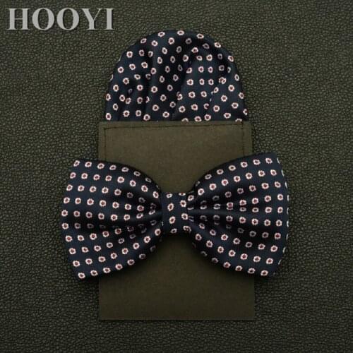 Dot Bow Tie Set Fashion Ties for Men Mariage Paper Pocket square Gift Butterfly Business Bowtie Wedding Pretied Handkerchief