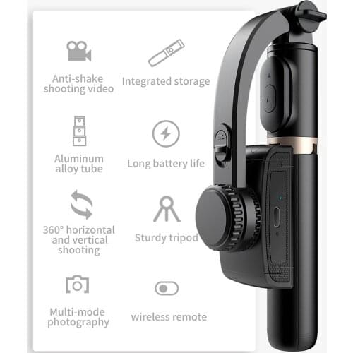 New Selfie stick handheld gimbal stabilizer with bluetooth shutter tripod, live mobile phone sports camera video recording Vlog