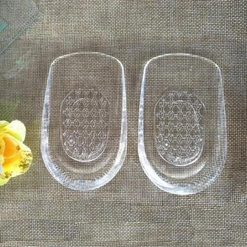New Silicon Gel Insoles Back Pad Heel Cup for Calcaneal Pain Health Feet Care Support spur feet cushion silicone foot pads