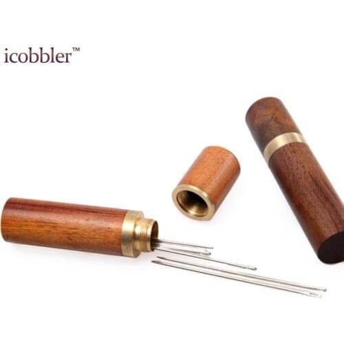 Portable Sewing Needles Storage Needle Case Wooden Felting Pins Container Tools for Storing All Kinds of Fine NeedlesHand Crafts