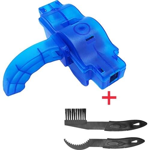 Portable Bicycle Chain Cleaner Bike Clean Machine Brushes Scrubber Wash Tool Mountain Cycling Cleaning Outdoor Accessories