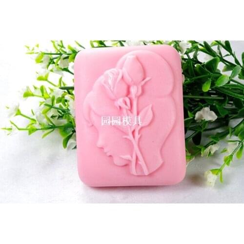 Girl Silicone Soap mold Handmade mould DIY Carft molds S324