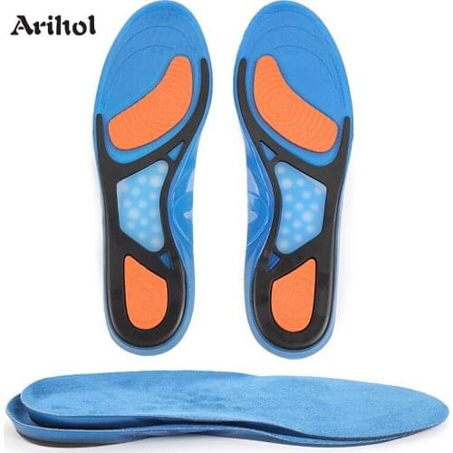 Sport Shoe Insole for Men Women Massage Suede Shoe Inserts for Walking, Running, Hiking Heel Cushion Inserts