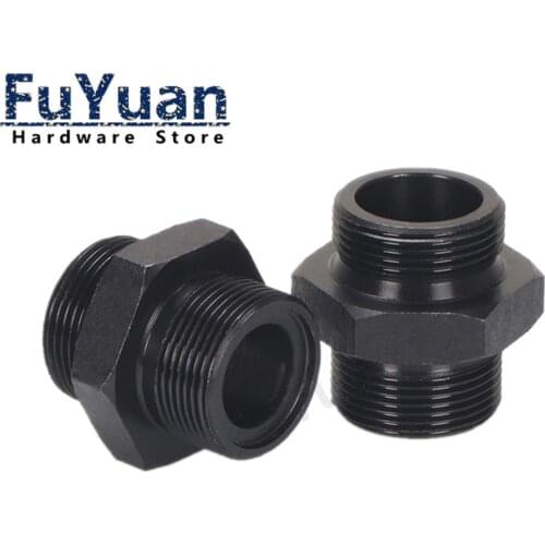 1PCS High-pressure tubing conversion M10 -M42 straight-through metric reduced-diameter welded pipe joint Connector Fittings