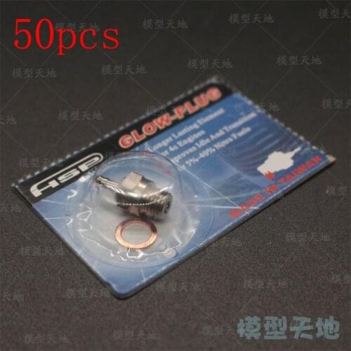 50PC 70117 Nitro Glow Plug N3 N4 VX SH GO 16 18 21 28 Methanol Engine 02060 Fit 1/8 1/10 HSP HPI 94122 94166 94188 94762