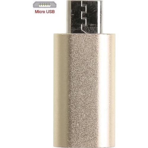 8-Pin Lightning Female To Micro USB Male Adapter Converter For Android Phone