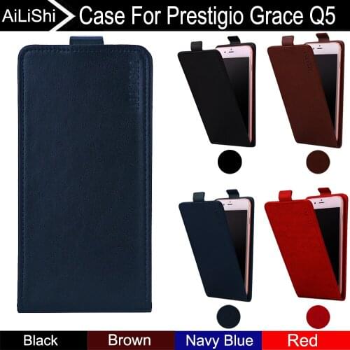 AiLiShi For Prestigio Grace Q5 Case Up And Down Vertical Phone Flip Leather Case Phone Accessories Factory Direct Tracking