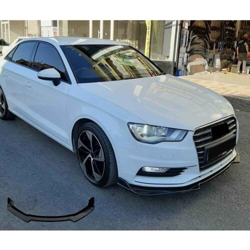 For Audi A3 B5-5.5 Front Bumper Attachment Spilitter Universal Front Lip Car Styling Auto Accessory 3 Pcs Body Kit