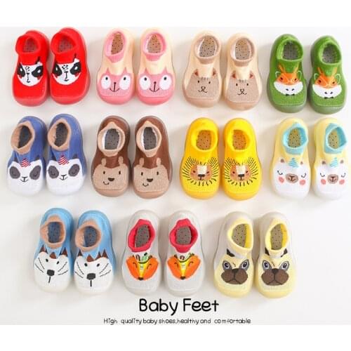 Newborn Childrens Indoor Soft-soled Shoes Spring And Autumn Baby Beathable Non-slip Baby Socks Toddler Infant Shoes Boots