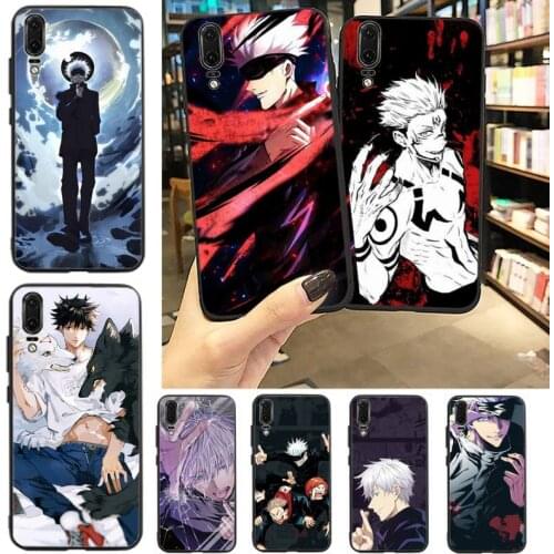 Jujutsu Kaisen Anime Gojo Satoru Phone Case For Huawei P20 P30 P40 lite Pro P Smart 2019 Mate 10 20 Lite Pro Nova 5t