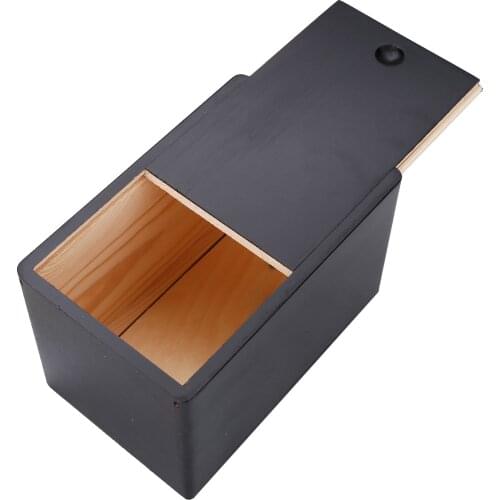 Black Wooden Pet Urn Box Case Peaceful Dog Cat Cremation Urn Storage Case With Photo Frame For Home Pet Memorial