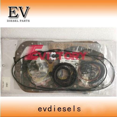 EV 3AB1 full cylinder head gasket kit include 3AB1 cylinder head gasketvalve crankshaft oil seal