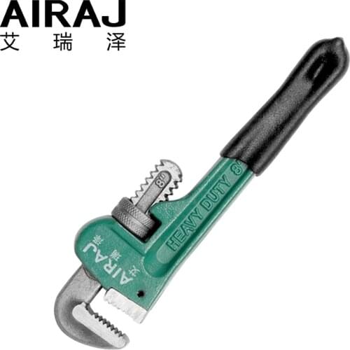 AIRAJ Plumbing Pliers Adjustable Plumber Tools Heavy Duty 8/10/12 Inch Pipe Wrench Anti-rust Anti-corrosion Manual Tools
