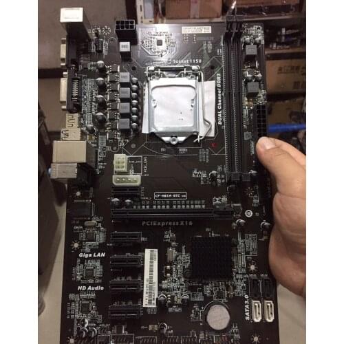 Mining motherboard H81P BTC motherboard 6GPU 6PCI-E H81A-BTC motherboard CF-H81A-BTC LGA 1150 DDR3 H81 BTC PRO H81