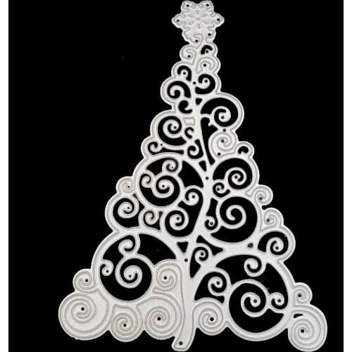 Metal Snowflake tree paper die cutting dies for Scrapbooking/DIY Easter wedding Halloween Easter card