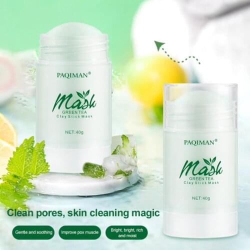 Solid Mask Cleansing Stick Mask Moisturizing Blackhead And fine Pores Mud Mask Purifying Clay Stick Mask Oil Control Skin TSLM1