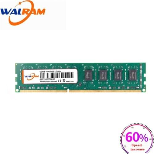 Walram UDIMM RAM Memory Computer Parts DDR3 4GB 1333MHhz 1600Mhz PC3-10600 12800 1.5V For Desktop