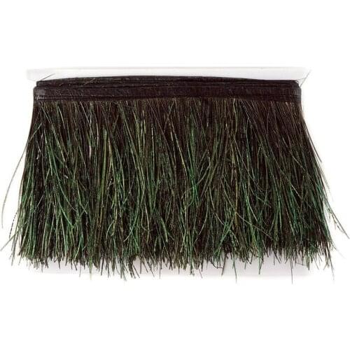 Wholesale 10Meters/Lot Natural Peacock Feather Trims Fringe Sewing Peacock Feather for Crafts Clothing Wedding Decoration Plumas