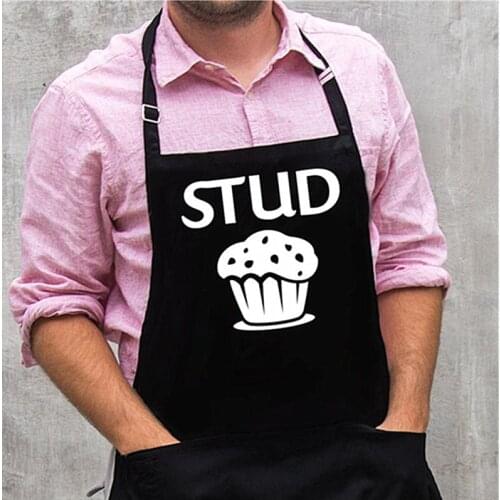 Customize Stud Muffin / Funny BBQ Grill Apron for Men,Personalised Apron King Of The BBQ,Creative Gift For fathers Day Birthday