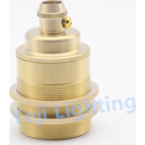 UL Retro brass lamp holder E27 E26 socket lamp holder base with switch for vintage chandeliers led pendant lighting accessories