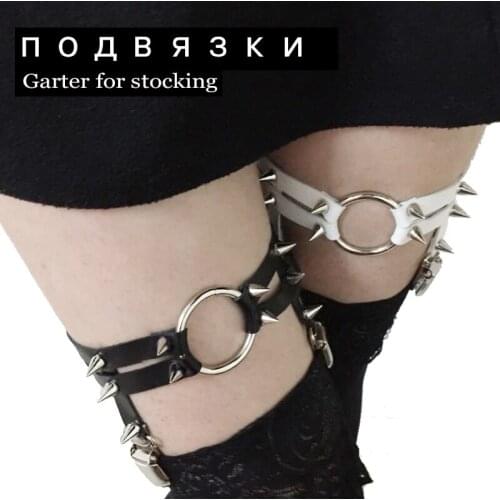 Harajuku Garters Women Sexy Leg Belts Fashion 2016 leather Garters plus size ring thigh for women gifts