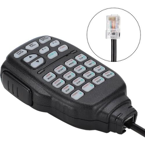 SOONHUA HM-133V Car Ship Mobile Hand Mic for ICOM ID-800H ID-880H IC-2800H IC-2820H IC-V8000 8-pin crystal connector