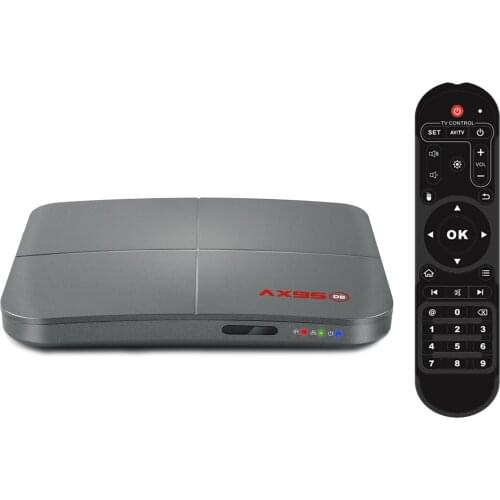 AX95 Smart TV Box Android 9.0 Amlogic S905X3 4GB 32GB/64G/128G 4K 8K 2.4G/5G Dual WiFi Media Player Support Dolby BD MV BD ISO