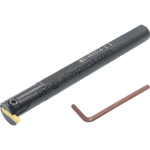 5/8" Internal Grooving Tool MGIVR2016-2.5 Boring Bar Lathe Turning Tool Holder 16mm Shank with 1PCS MGMN250(2.5mm)Carbide Insert