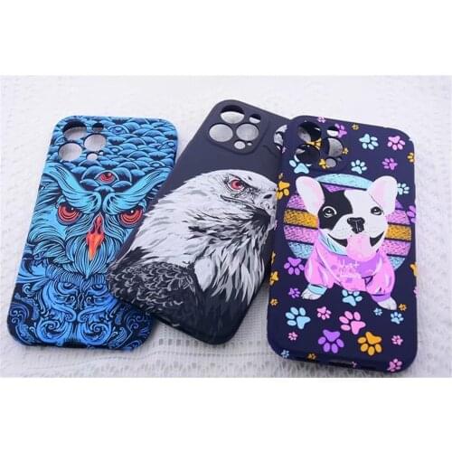 Luxo Animals Matte TPU Night Lights Back Cover for iPhone 11 Pro Max XR XS 7 8 Plus 12 Pro Max Luminous Soft Case
