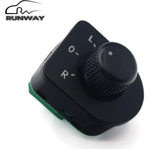 Left Master Door Adjust Knob Side Mirror Switch Knob For Volkswagen VW Golf & Jetta &Bora Mk4 Beetle 1J1 959 565A / 1J1959565A