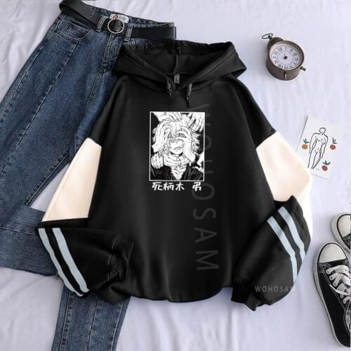 Japan Anime My Hero Academia Harajuku Shigaraki Tomura Cartoon Manga Hoodies Sweatshirt Unisex Casual Loose Long Sleeve Hoodies