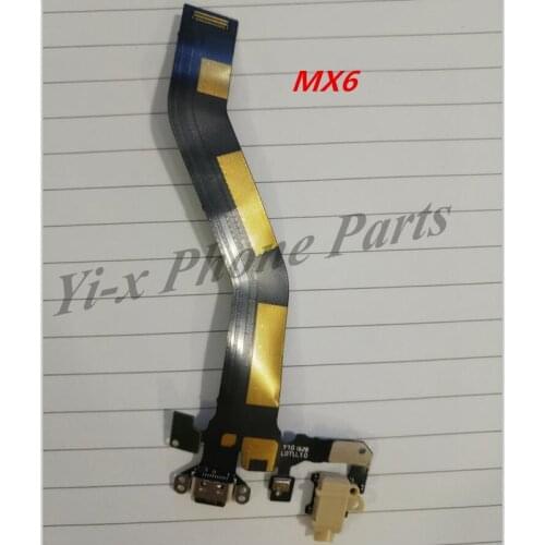 1pcs New Micro USB Charger Charging Port Dock Connector Flex Cable Complete Parts for MEIZU MX6