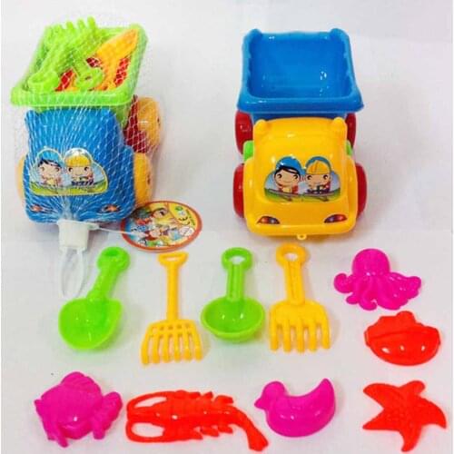 11pcs/sets Of Very Small Beach Toys For Water Babys Tweezers Bucket Shovel Beach Summer Play Toys Childrens Dredging Tools