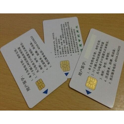 2000pcs/lot 4442 contact ic card PVC printing